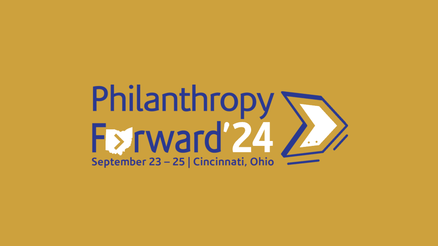 philanthropy forward 24 logo with arrow