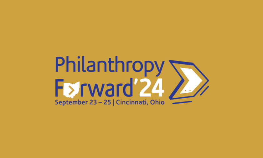 philanthropy forward 24 logo with arrow